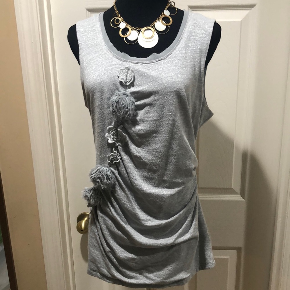 Alfani Silver Top